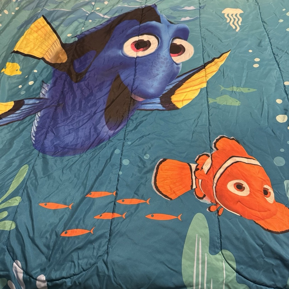 Disney Finding Dory Nemo Twin - Full‎ Comforter Bedding Blanket Read Description